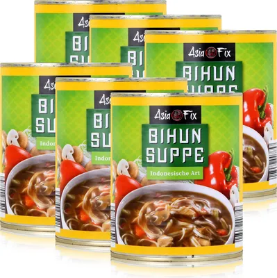 Produktbild von Buss Bihunsuppe 800g Indonesische Art - Fertiggericht (6er Pack)