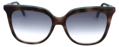 Image de LONGCHAMP LO728S 220 HAVANA/AZURE 53/16/140 FEMALE Lunettes de soleil