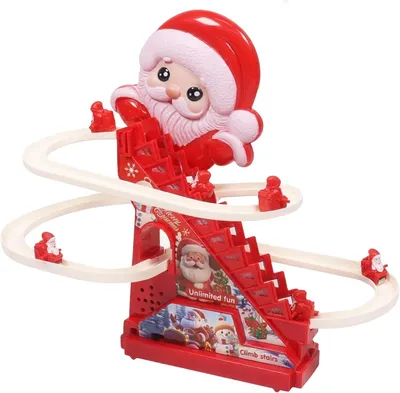Productafbeelding van Elektrische kerstman klimladder - Klimbaan speelgoed