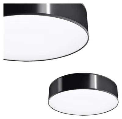 Zdjęcie produktu dla Plafon ARENA 45 Czarna SL.0124 Sollux
