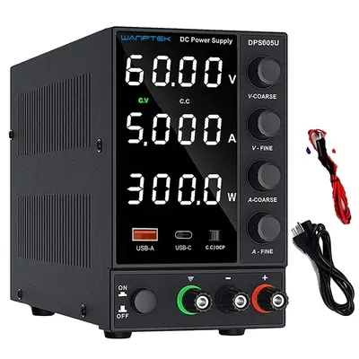 Zdjęcie produktu dla Regulowany zasilacz DC, wyjście 30V 10A, technologia przełączania AC, DPS605U 60V 5A