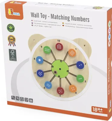 Produktbild von VIGA Holzbrett ZahlenvergleichMontessori-Zertifikat