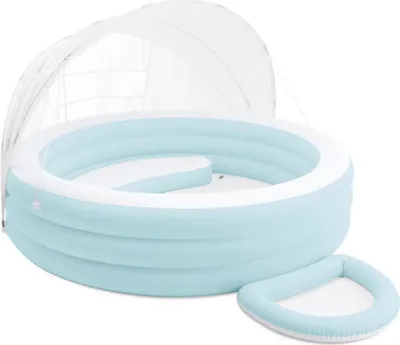 Produktbild von INTEX 57195NP Planschbecken Swimcenter Canopy Lounge aufblasbarer Pool mit Sonnendach