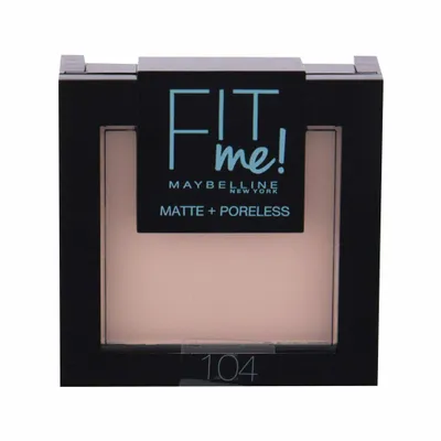 Immagine prodotto di Maybelline Fit Me Matte Poreless Pressed Powder Cipria compatta opacizzante per il viso 104 Avorio morbido, 9 g
