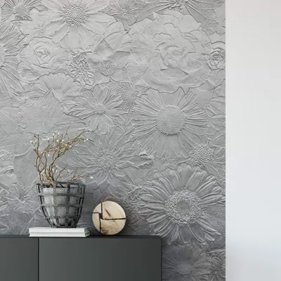 Produktbild von A.S. Création Vlies Fototapete Blumen Silver Flowers DD119141 Designwalls 2.0
