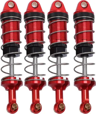 Productafbeelding van RC-auto, schokdemper, legering, hydraulische demper voor MN128 MN86 G500, 1/12, rood