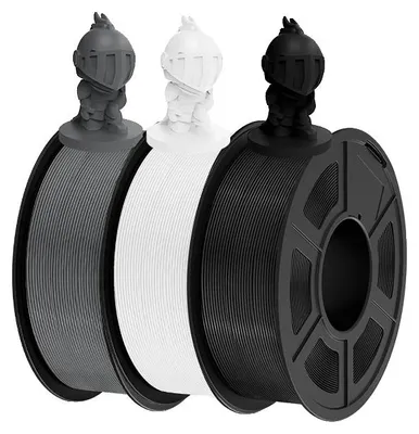 Zdjęcie produktu dla Włókno do drukarki 3D, PLA i PETG, wysoka wydajność, zestaw PLA Mix-1 zawierający 3 rolki