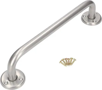Produktbild von KOTARBAU® Wannengriff 400 mm Silber Halter Badewannengriff Duschgriff Wandgriff Wandhalter Wandmontage Haltegriff für Senioren Badezimmer Badehilfe
