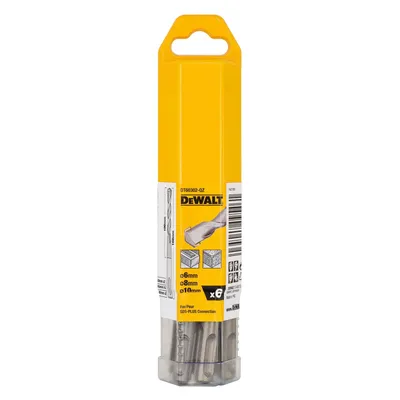 Zdjęcie produktu dla Zestaw Wierteł Do Betonu Dewalt Dt60302 6 Sztuk Sds+