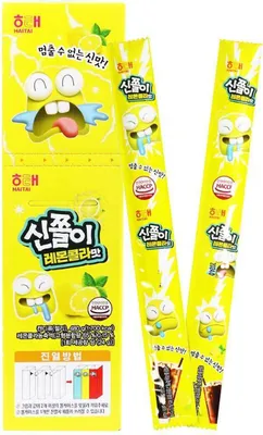 Produktbild von HAITAI Long Sour Jelly Candy Lemon Cola 24g