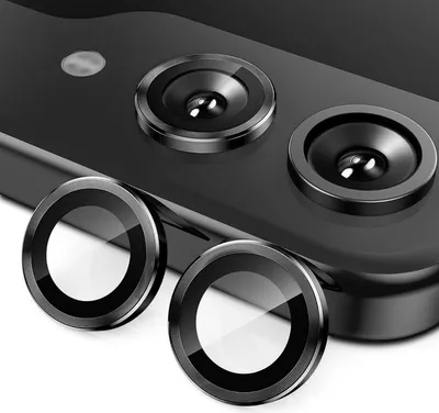 Obrázek produktu pro Pro Samsung Galaxy Z Flip7 5G Hliníkový ochranný kroužek fotoaparátu + H9 Tvrzené tvrzené sklo Black