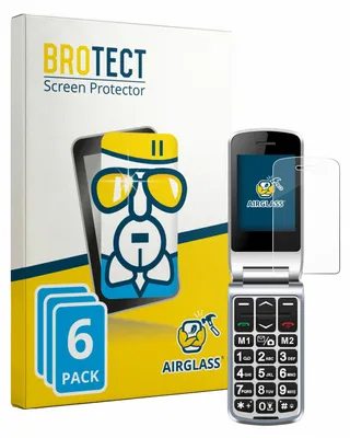 Produktbild von 6x BROTECT Schutzglas für Sweetlink F1PLUS Schutzfolie Panzer Folie Glas Display Schutz klar