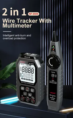 Produktbild von NOYAFA Network Cable Tester Wire Tracker z multimetrem Wielofunkcyjny Ethernet Wire Tracker Woltomierz DC AC z funkcją śledzenia kabli/testu długości/testu POE