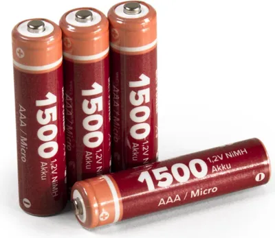 Image de Micro-batterie McPower 1,2V 1500 NiMH type AAA pack de 4