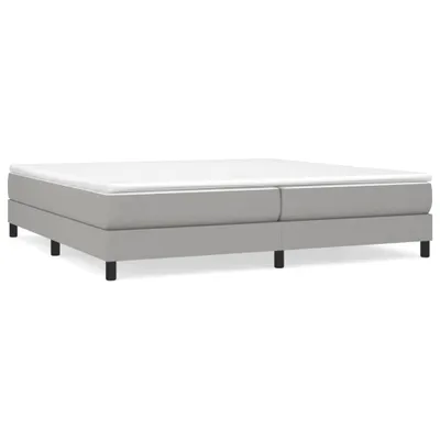 Immagine prodotto di vidaXL Struttura letto a molle insacchettate grigio chiaro 200x200 cm tessuto