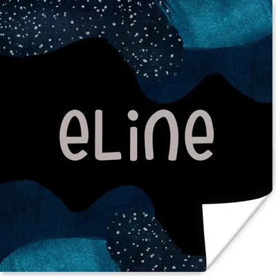 Produktbild von MuchoWow® Poster Eline - Pastell - Mädchen 50x50 cm - Wohnzimmerdekoration