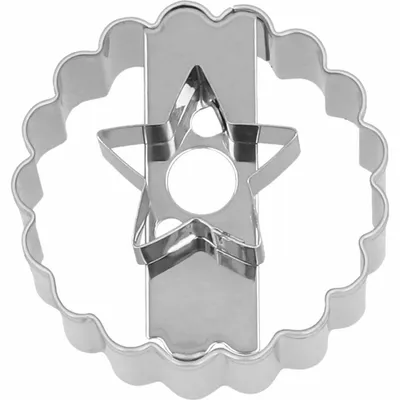 Immagine prodotto di Tagliabiscotti BIRKMANN Stella di Linzer, 5 cm, acciaio inox, 199934