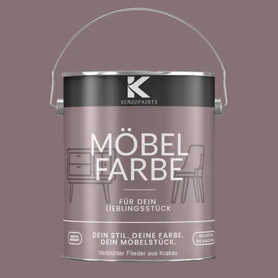 Produktbild von Kenzopaints 2,5Liter Möbelfarbe Möbellack - Verblühter Flieder aus Krakau