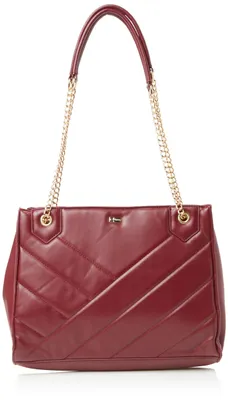 Produktbild von Solidchoice - Damen Handtasche, Shopper-Modell, in Dunkelrot