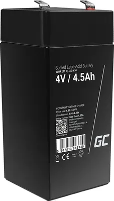 Produktbild von Green Cell® AGM 4V 4,5Ah Akku VRLA Blei-Batterie Bleiakku Ersatzakku Gelakku Akkubatterie Zyklenfest Unbemannt Spielzeug | Elektro Spielzeug| Alarm | Notstrom | Kinderfahrzeuge| Kinder-Quad