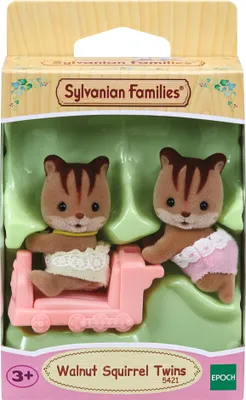 Produktbild von Sylvanian Families Walnuss Eichhörnchen Zwillinge, Spielfiguren, Figuren, Spielzeug, Kinder, 5421