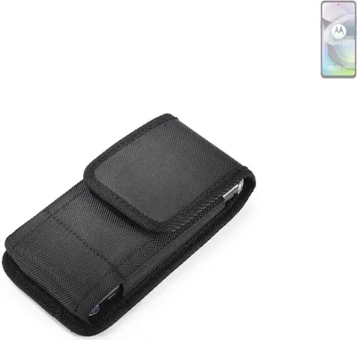Produktbild von Holster Gürteltasche kompatibel mit Motorola Moto G 5G (2024) Holster Gürtel Tasche wasserabweisend Handy Hülle Schutz Hülle Outdoor schwarz