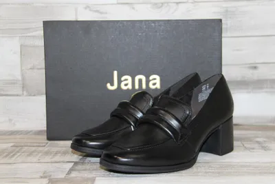 Produktbild von Jana Damen Hochfrontpumps schwarz 5,5cm Absatz 40