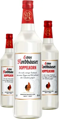 Produktbild von 3 x Nordbrand Echter Nordhäuser Doppelkorn