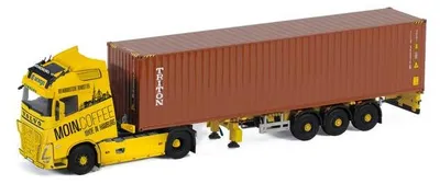 Produktbild von Herpa 071673 - 1/50 Volvo FH Gl. XL 20 Container-SZ „acargo MoinCoffie / Triton“