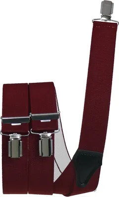 Produktbild von Hosenträger mit 3 Clips 6 Farben, Farbe:weinrot