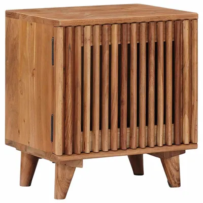 Produktbild von vidaXL Handgefertigter Nachttisch Teakbraun 40 x 30 x 45 cm