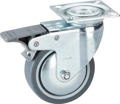 Produktbild von Famanu Trolleyrollen Schwerlast - Gummiräder - 50 kg