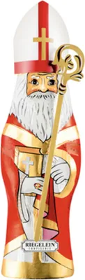 Produktbild von Riegelein St Nikolaus mit Mitra und Bischofsstab aus Vollmilch 140g