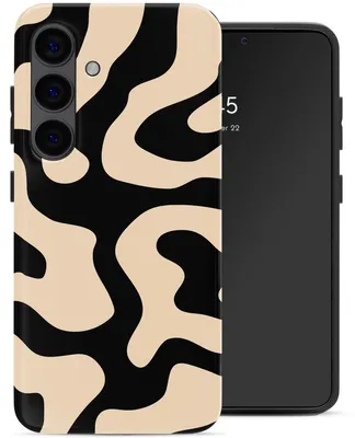 Productafbeelding van Selencia Vivid Backcover met MagSafe voor de Samsung Galaxy S24 - Art Wave Black