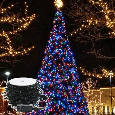 Productafbeelding van JOIEYOU 80 meter LED-lichtslinger, 800 LED's, lichtgordijn met 8 lichtmodi, binnen gebruik, IP44, kerstverlichting voor kerstdecoratie, bruiloft, feest, multicolor