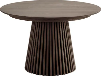 Produktbild von Kulissen-Esstisch >Osaka< ausziehbar 160/200/240cm, Eichefurnier braun geräuchert - 75x120 (H/D)