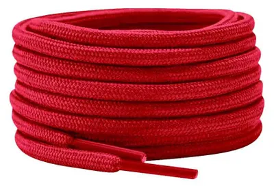 schnuersenkel rund rot neu