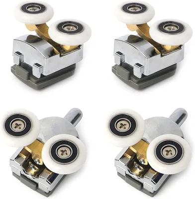 Produktbild von Satz mit 4 Ersatzrollen für 23/25 mm Metall-Schiebetüren für Duschen