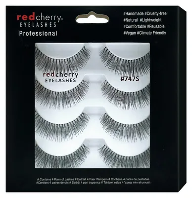 Produktbild von Red Cherry Eyelashes Professional Echthaarwimpern 747 S - 4 Pairs