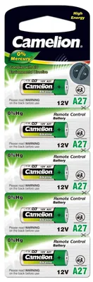 Produktbild von Batterie Camelion L828 27A GP27A für Fernbedienungen/Remote Control 5er Blister
