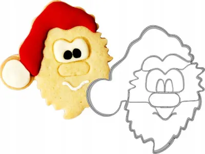 Produktbild von EkoForemki Nikolausgesicht Ausstecher für Plätzchen 9 cm