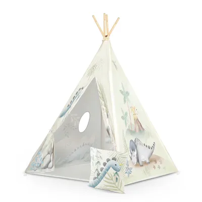 Produktbild von Nukido Tipi-Zelt für Kinder - Dinosaurier