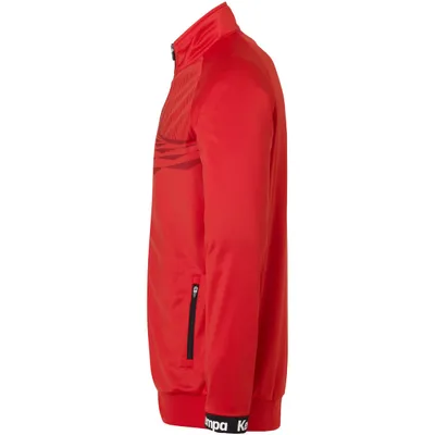 Produktbild von Kempa Trainingsjacke WAVE 26 POLY JACKE Children, Unisex 2003658_02 rot/chilirot 128