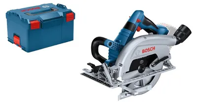 Image de Scie circulaire 18V GKS 18V-70 L (sans batterie ni chargeur) + coffret L-BOXX - BOSCH - 06016B9001