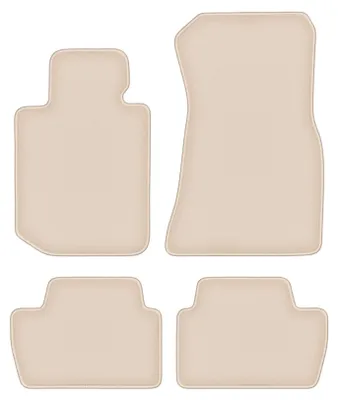 Immagine prodotto di Tappetini in velluto PREMIUM beige compatibili con BMW 2 G42 (2021-2022, Coupé) – con fissaggi – su misura