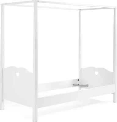 Image de Lit à baldaquin Vipack 90x200 cm Amori AMHB9014