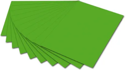 Produktbild von Folia Fotokarton 300g/m², 50x70cm 25 Bogen grasgrün