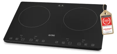 Produktbild von TZS First Austria - Induktionskochplatte 3400W doppelt - 10 Temperaturstufen & Timer - Slim Design, Touch Control