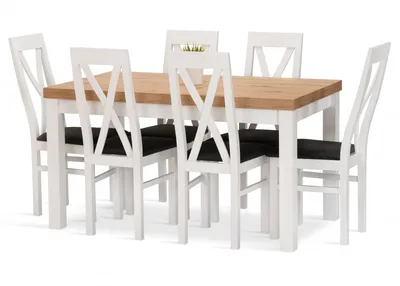 Obrázek produktu pro Jídelní sestava RITA stůl + 6 židlí