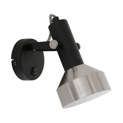Image de Mexlite - spot - Acier - noir - métal - spot en saillie - E27 - 3337ZW